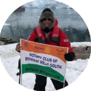 S. Ramanth, Adventurous Septuagenarian Explorer of the South Pole.